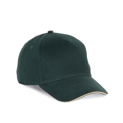 5 panels cotton sandwich cap